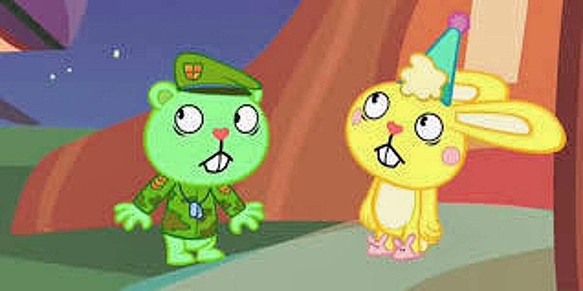 Кадр из мультсериала Happy Tree Friends
