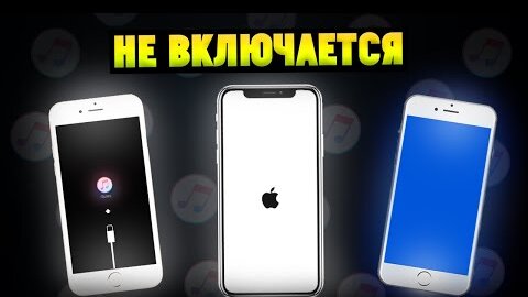 iPhone не включается, горит яблоко  Что делать?