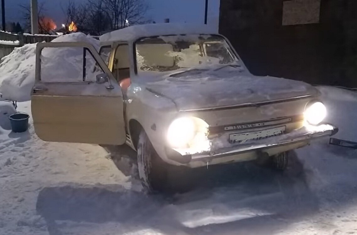 Зимний "Запорожец" ЗАЗ-968М