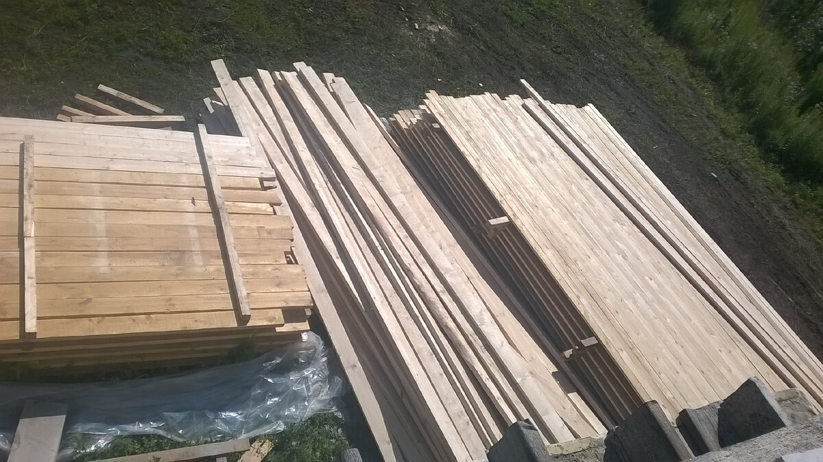 Складируем пиломатериалы