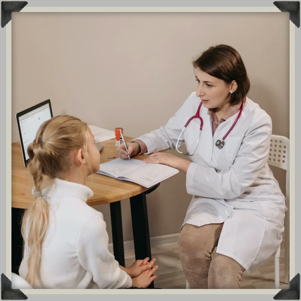 ребёнок на приёме у врача