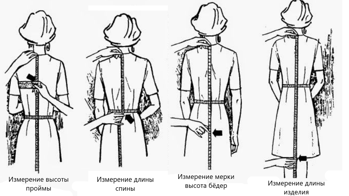 Построение выкройки основы платья: по Мюллеру, в программе 