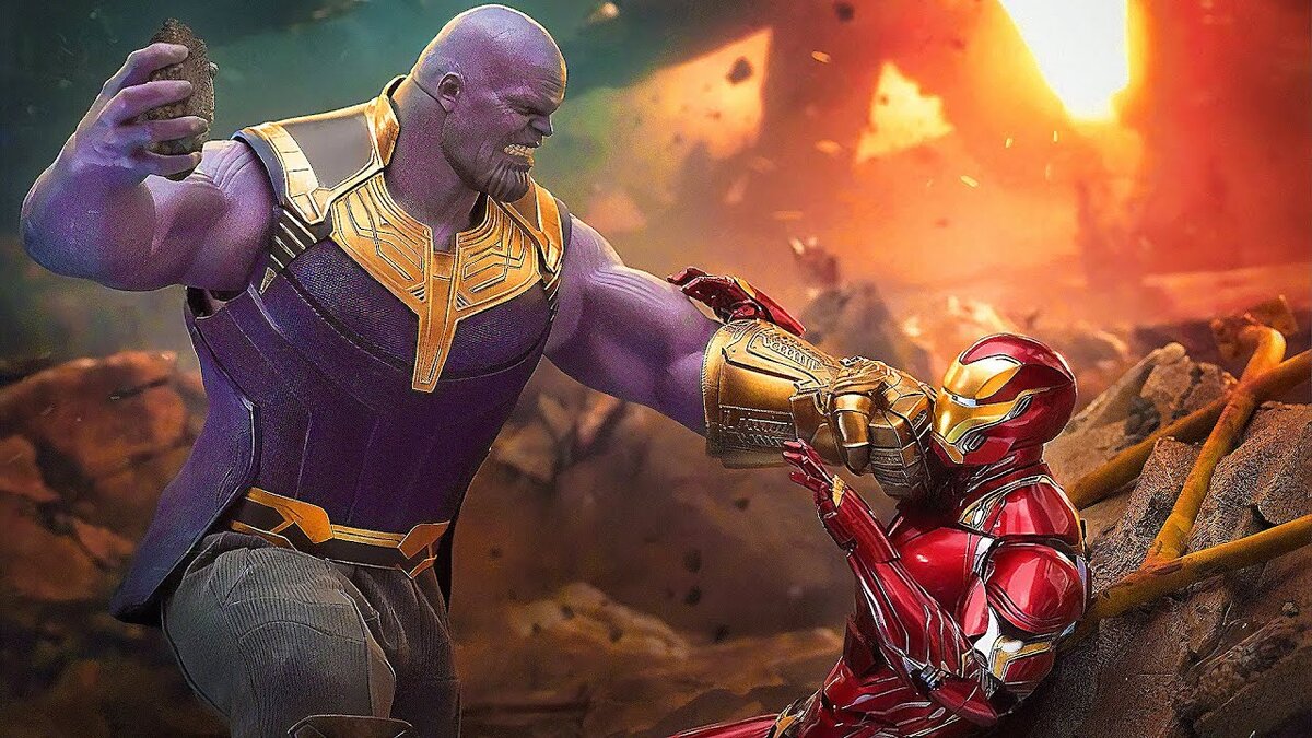 Танос против Мстителей