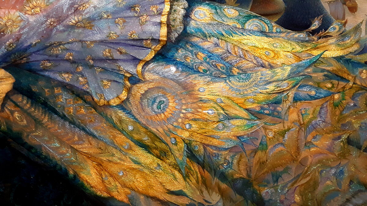 металлические порошки в картине А. Козлова