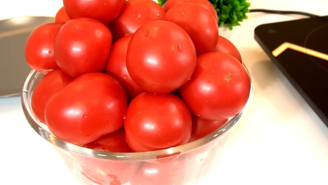 Маринованные помидоры с луком в желе | Меню недели