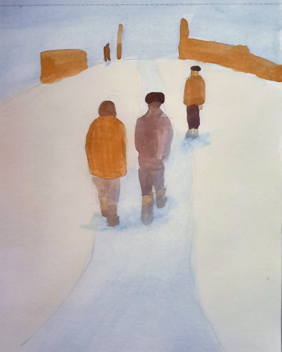 Дорога на Большой базар.