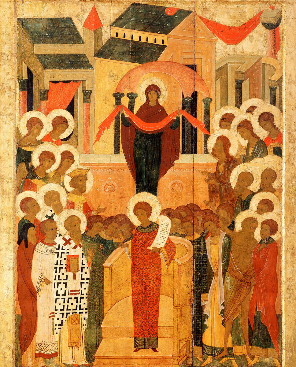 Покров Пресвятой Богородицы. XV в. Россия, Суздаль