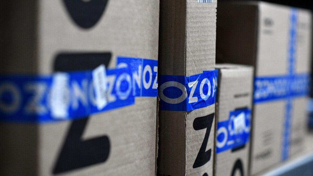    Заказы покупателей на складе в пункте выдачи интернет-магазина OZON в Москве© РИА Новости / Алексей Майшев