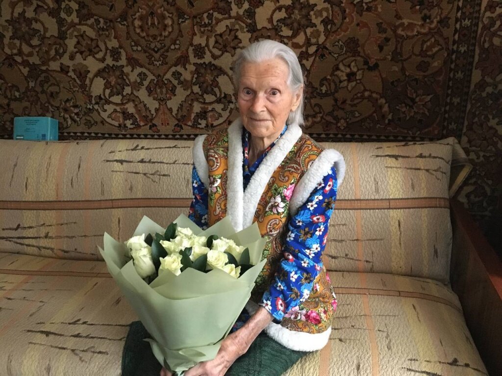В Тверской области поздравления со 103-летием принимает Ветеран ВОВ Екатерина Демина