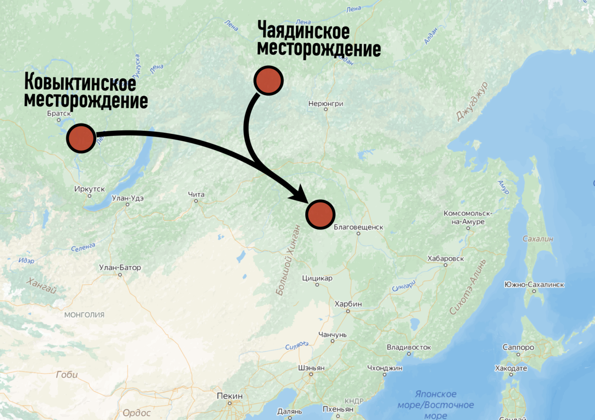 Карта ковыктинского месторождения иркутской области