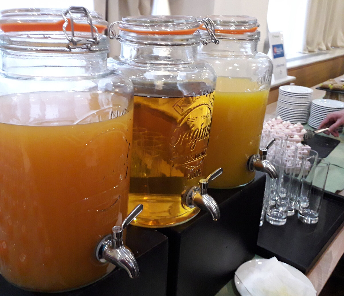 Три вида сока на выбор