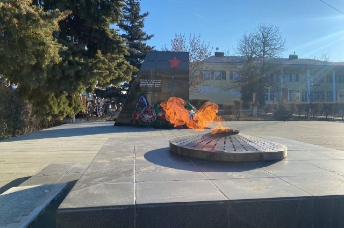    В Даниловке Волгоградской области привели в порядок воинское захоронение
