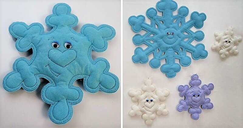    Весёлая снежинка. Фото с сайта livemaster.ru