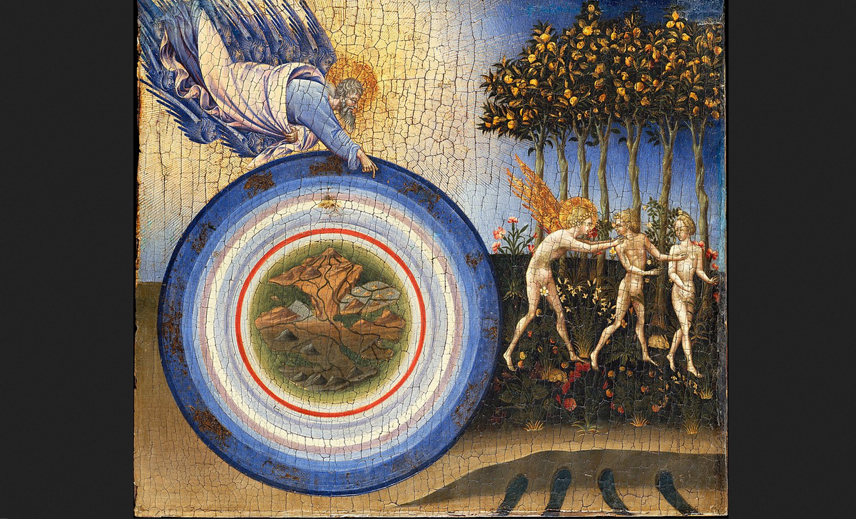 Джованни ди Паоло. «Изгнание из рая», 1445.