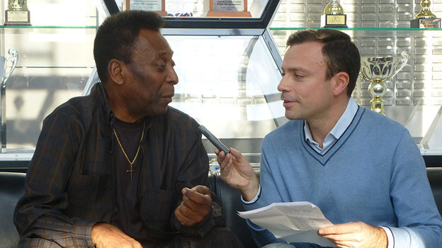    Пеле и Игорь Рабинер.