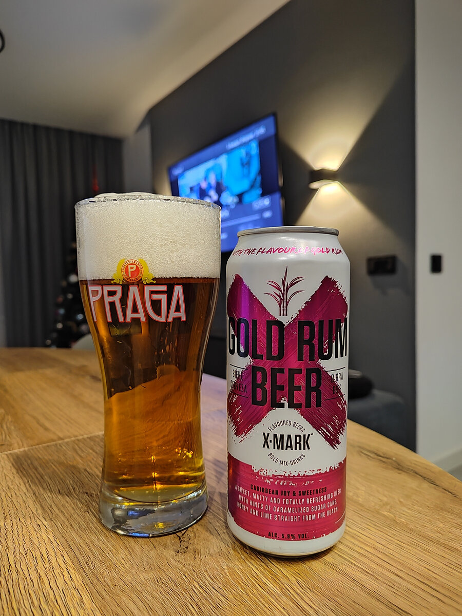 X-MARK GOLD RUM BEER