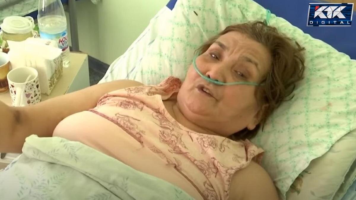    Женщина в больнице:телеканал КТК