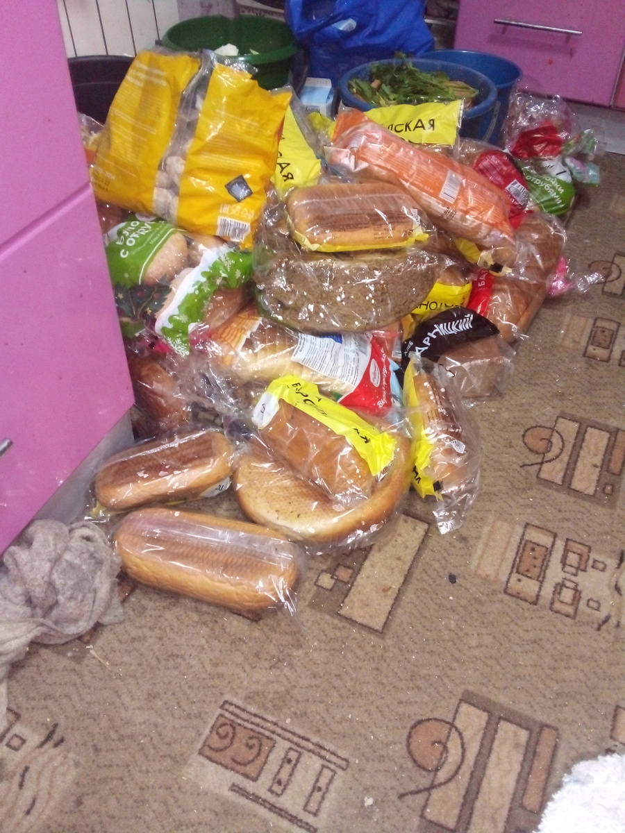 Часть уже высушили на сухари.