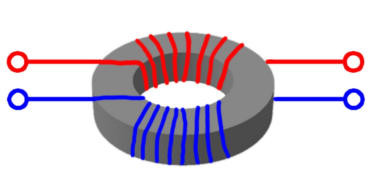 Синфазные источники света это. Синфазный дроссель rg174. Синфазный дроссель схема. 1,5 Вольт синфазный дроссель. Намотка синфазного дросселя.
