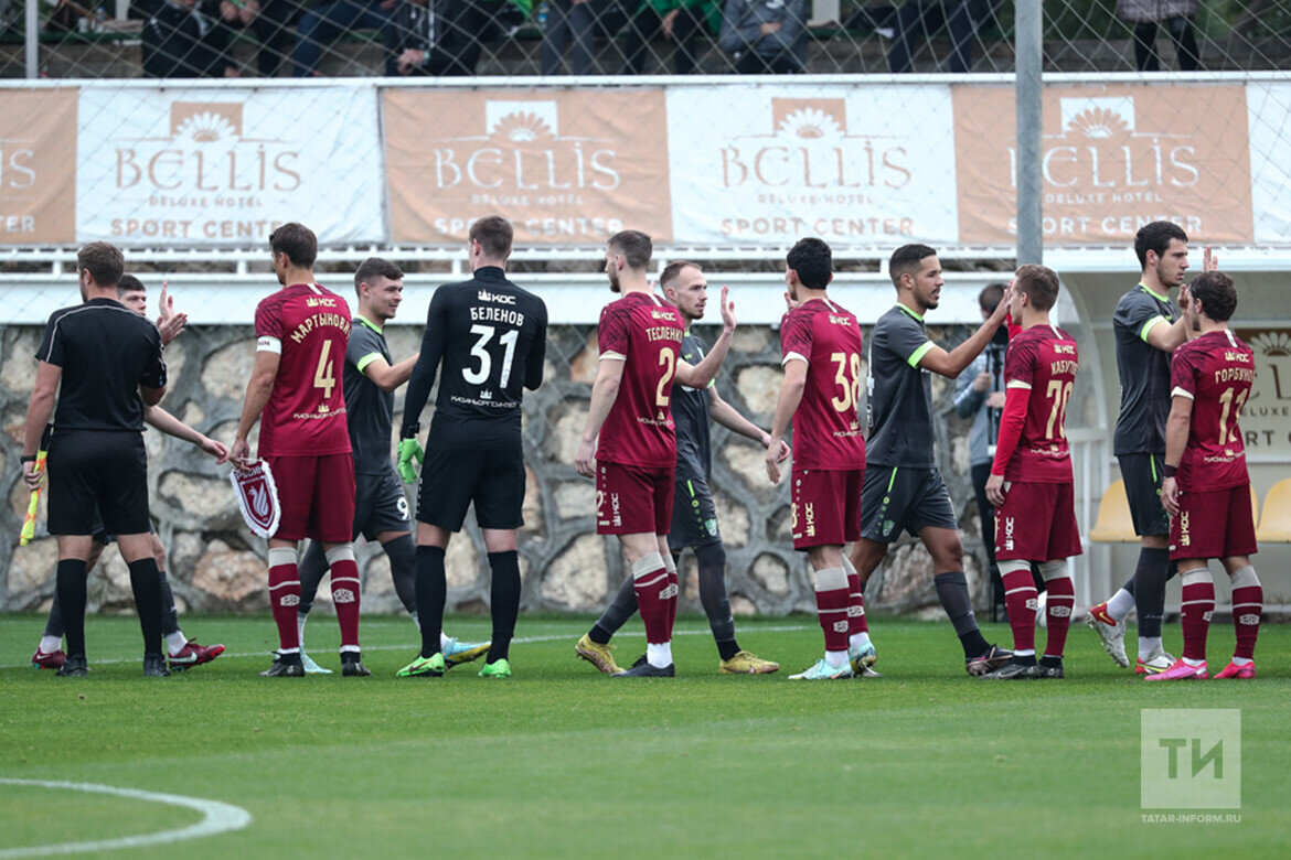 Вторая игра с «Берое» состоялась, несмотря на то что болгарская федерация футбола задолго до матча запретила всем своим командам проводить спарринги с россиянами. Фото: rubin-kazan.ru