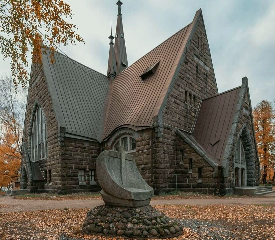 Кирха в приморске ленинградской области фото