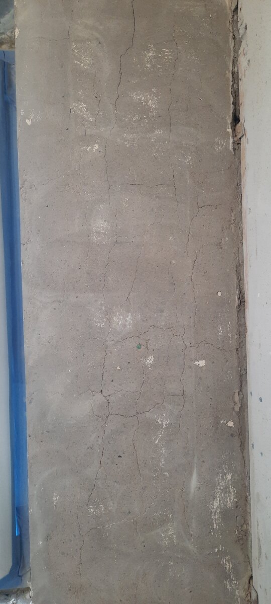 Поверхность после зачистки алмазным диском с системой пылеудаления!
