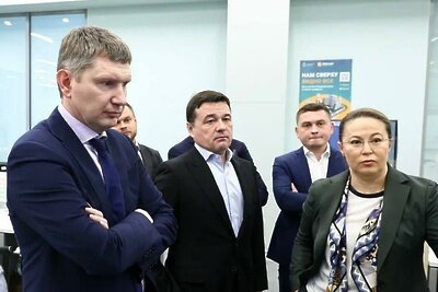    Встреча Губернатора Московской области с Министром эконом развития РФ Максимом Решетниковым © Антон Чернов, «Подмосковье Сегодня»