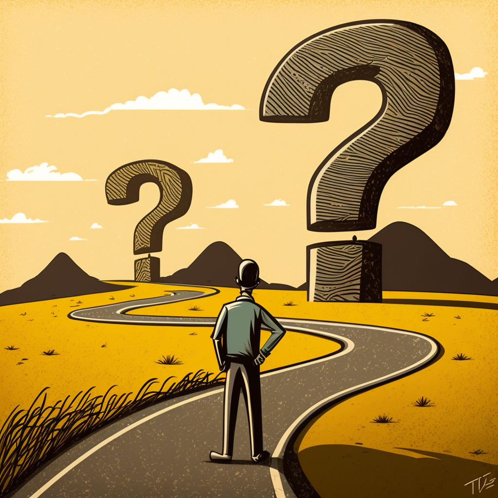 Какими-то больно уж абстрагированно-созерцательными вышли дилеммы на этом нарисованном пути