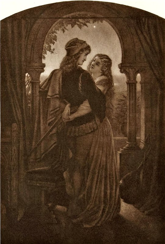 «Ромео и Джульетта», Джозеф Ноэль Патон (Joseph Noel Paton) 1847 год. 
