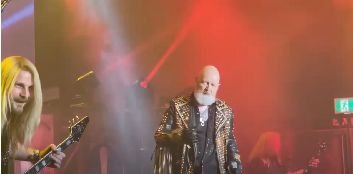 Изображение: YouTube-канал Master of Concerts. Judas Priest FULL CONCERT November 29, 2022 Houston Texas (1976-1990 classics) | PrintScreen автора 