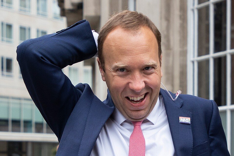     Бывший министр здравоохранения Великобритании Мэтт Хэнкок  GLOBAL LOOK PRESS