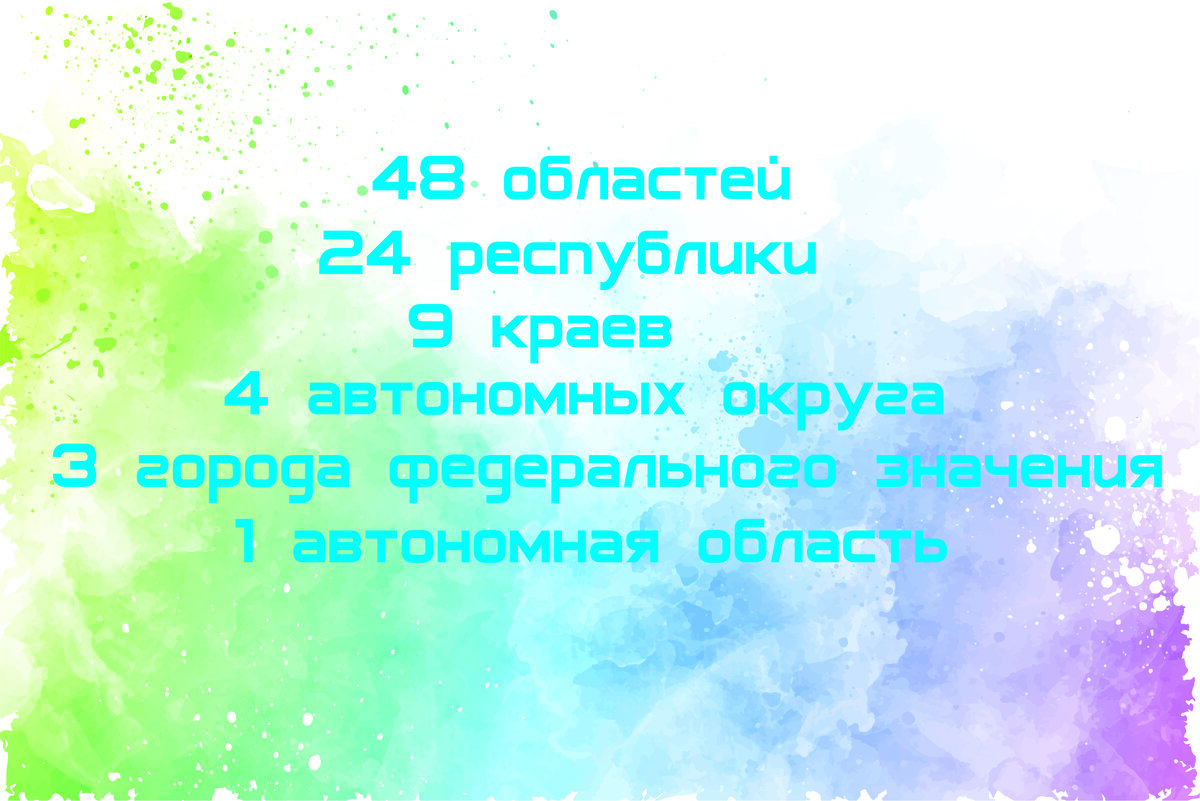Территориальный состав России