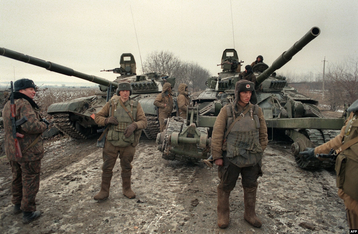 Мотострелки в Чечне 1995 год