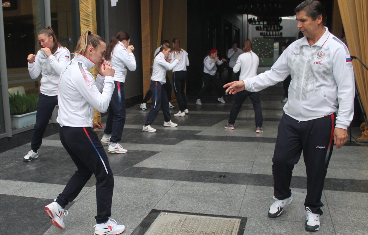    Тренировка женской сборной России по боксу  Евгений Пахомов/ТАСС