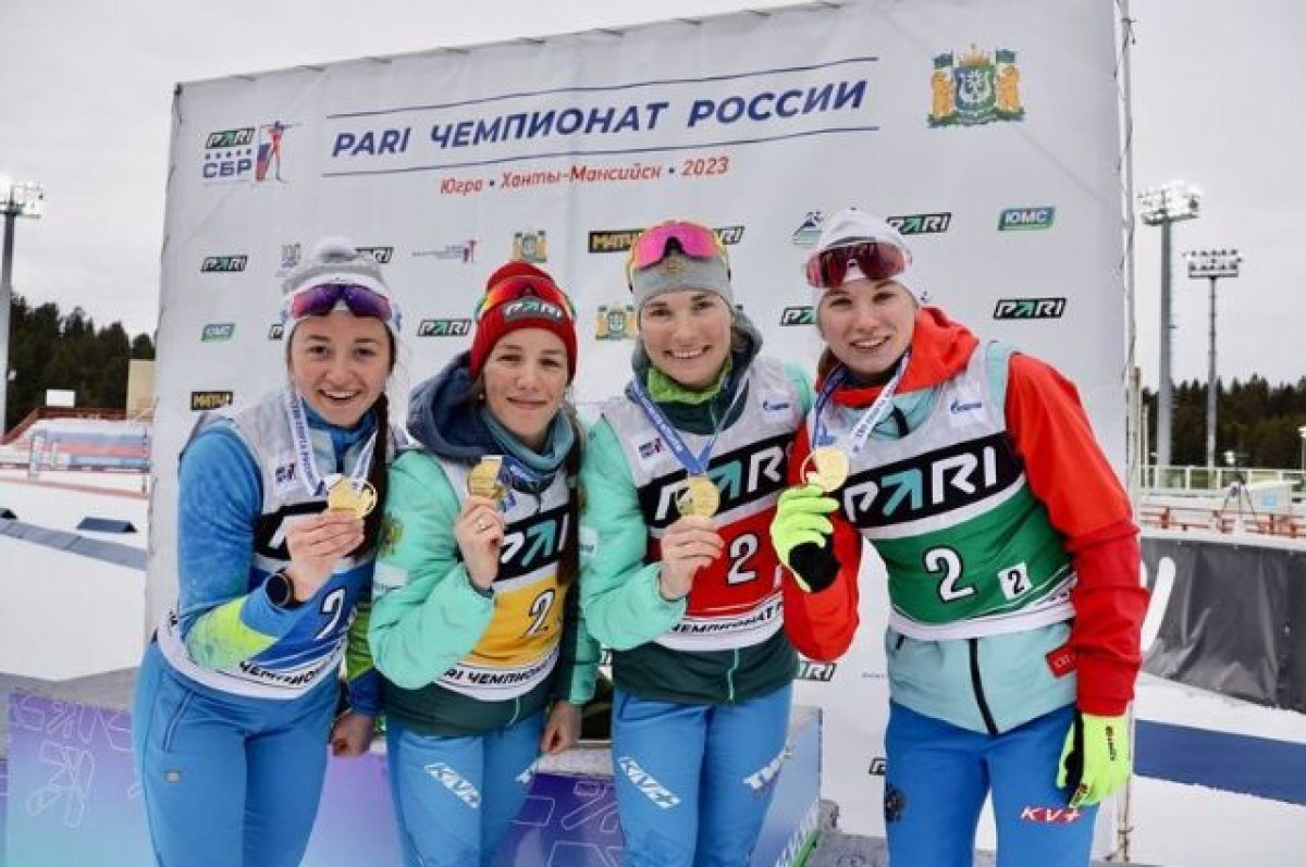    Женская сборная Свердловской области стала чемпионом России по биатлону
