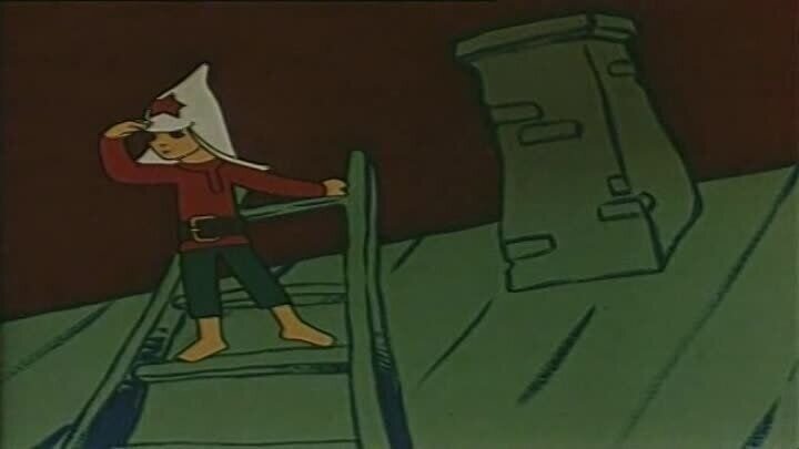 Кадр из м/ф "Сказка о Мальчише-Кибальчише" (1958, А. Снежко-Блоцкая).