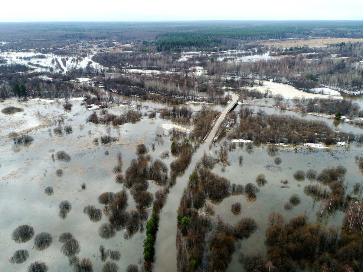 Когда-то поселок Атазик был довольно крупным в Нижегородской области. Почти тысяча человек, свой дом культуры, пекарня, детский сад, здравпункт и узкоколейная железная дорога. Все, что надо для нормальной жизни лесозаготовителей. Но вот, лес кончился, и люди, а вслед за ними, и блага цивилизации начали из Атазика пропадать. Последней исчезла узкоколейная железная дорога. Сейчас в поселке постоянно проживает 21 человек. Остальные дачники, приезжающие на лето. Сюда, конечно, вдет и асфальтовая дорога, но каждую весну, а порой и осенью, ее затапливают талые и грунтовые воды, а кроме того, река Уста, протекающая неподалеку. Каждую весну жители Атазика становятся на неопределенное время островитянами. Когда на неделю, а когда и на полтора месяца - все зависит от того, как большая вода уйдет. Впрочем, местные жители к этому привыкли и запасаются всем необходимым заранее, иначе, здесь просто не выжить. Оперативные службы следят за уровнем воды каждый день, сюда, на всякий случай, даже пожарную машину пригнали из соседнего поселка.