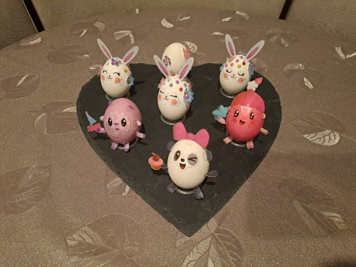 Это яйца, которые декорировала Яна))