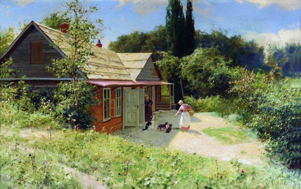 "Дача в Крыму", 1906 Холст, масло. 58 x 88 см. Киселёв Александр Александрович