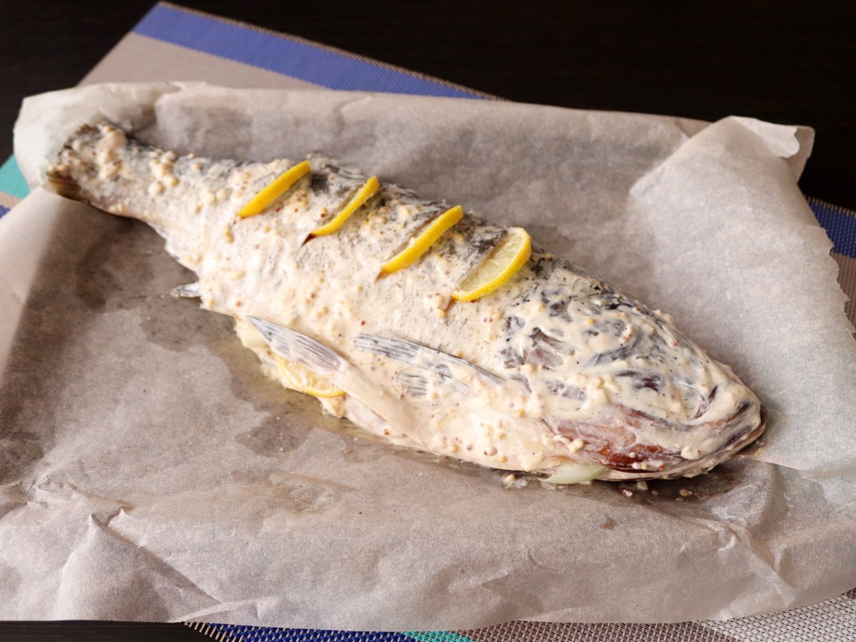 Толстолобик в духовке - Пошаговый рецепт с фото | Блюда из рыбы и морепродуктов
