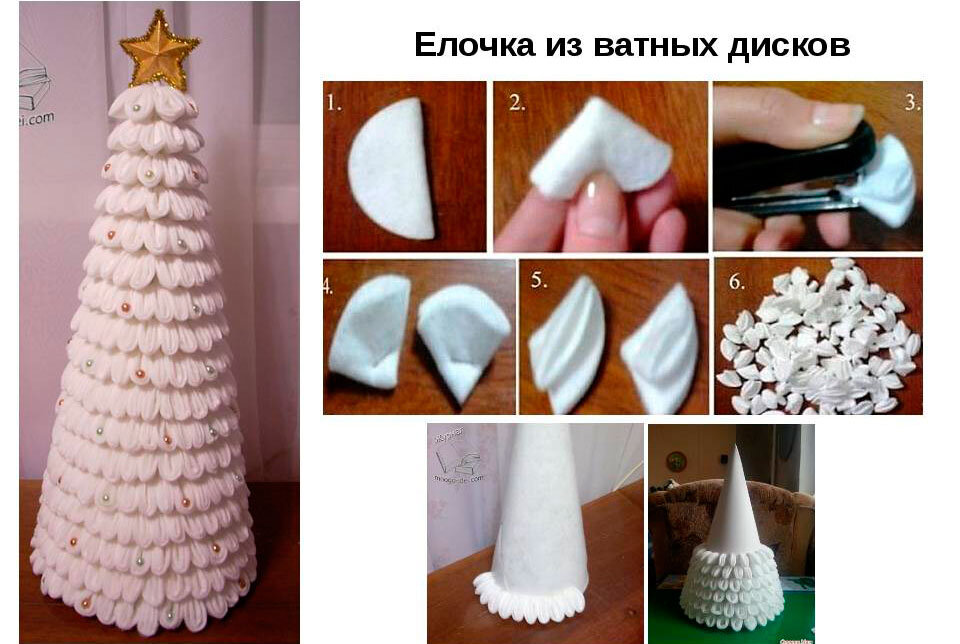 Поделки из ватных палочек для детей