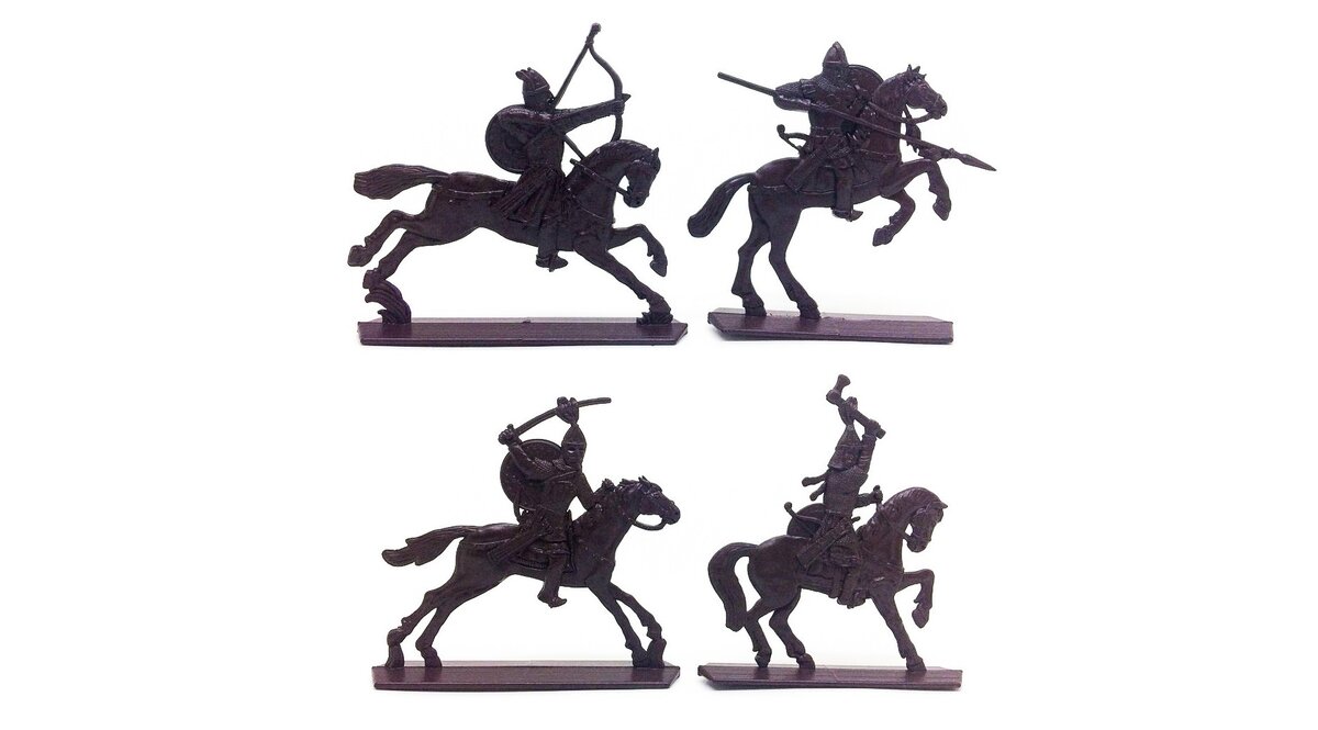 Набор "Конные половцы" - цвет темно-коричневый