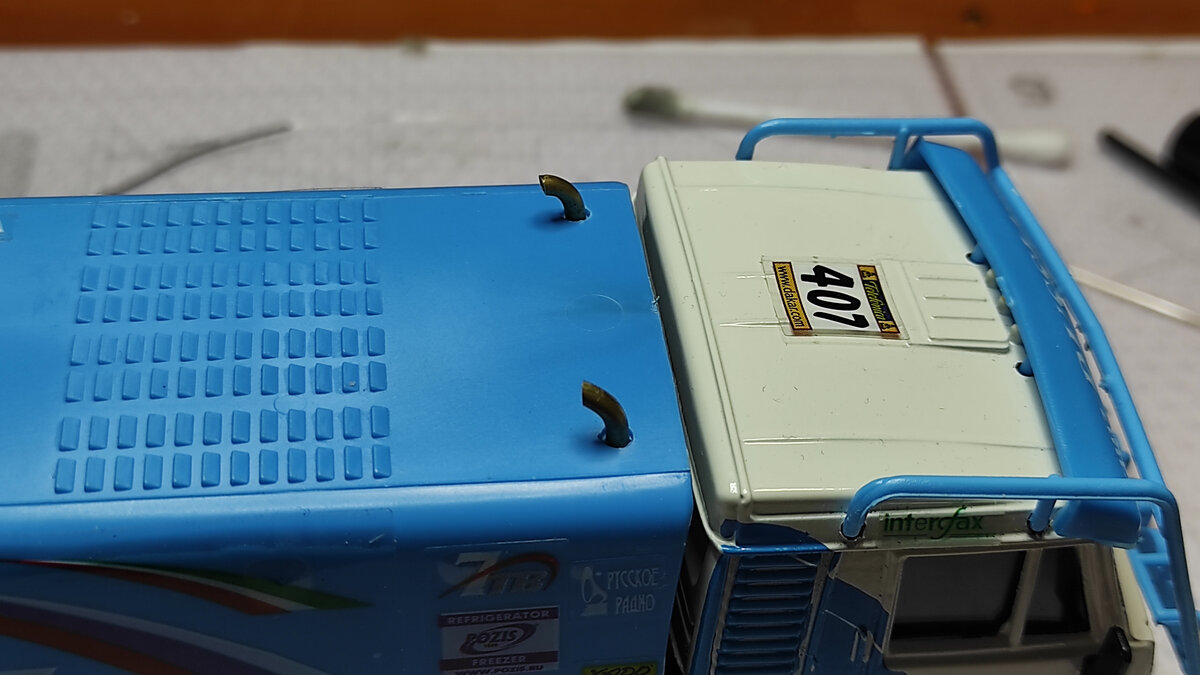 изготавливаем новые выхлопные трубы из латунных трубок