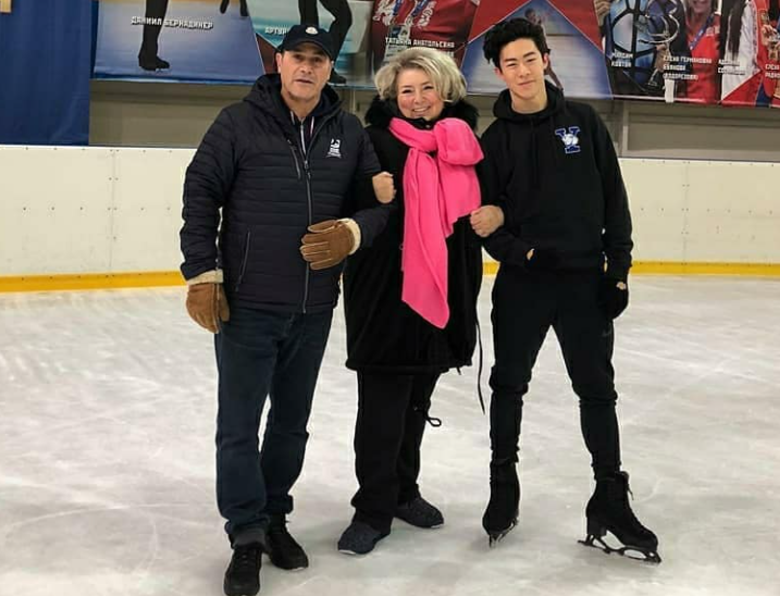 Рафаэль Арутюнян, Татьяна Тарасова и Нейтан Чен