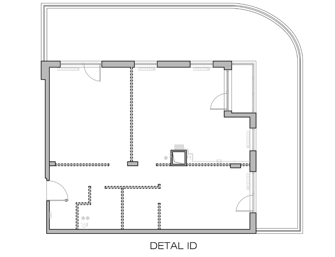 Так выглядела исходная планировка в 73 кв.м + большая терраса.