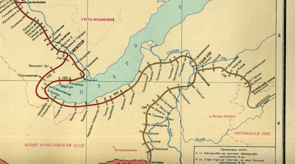 Жд дорога байкал карта