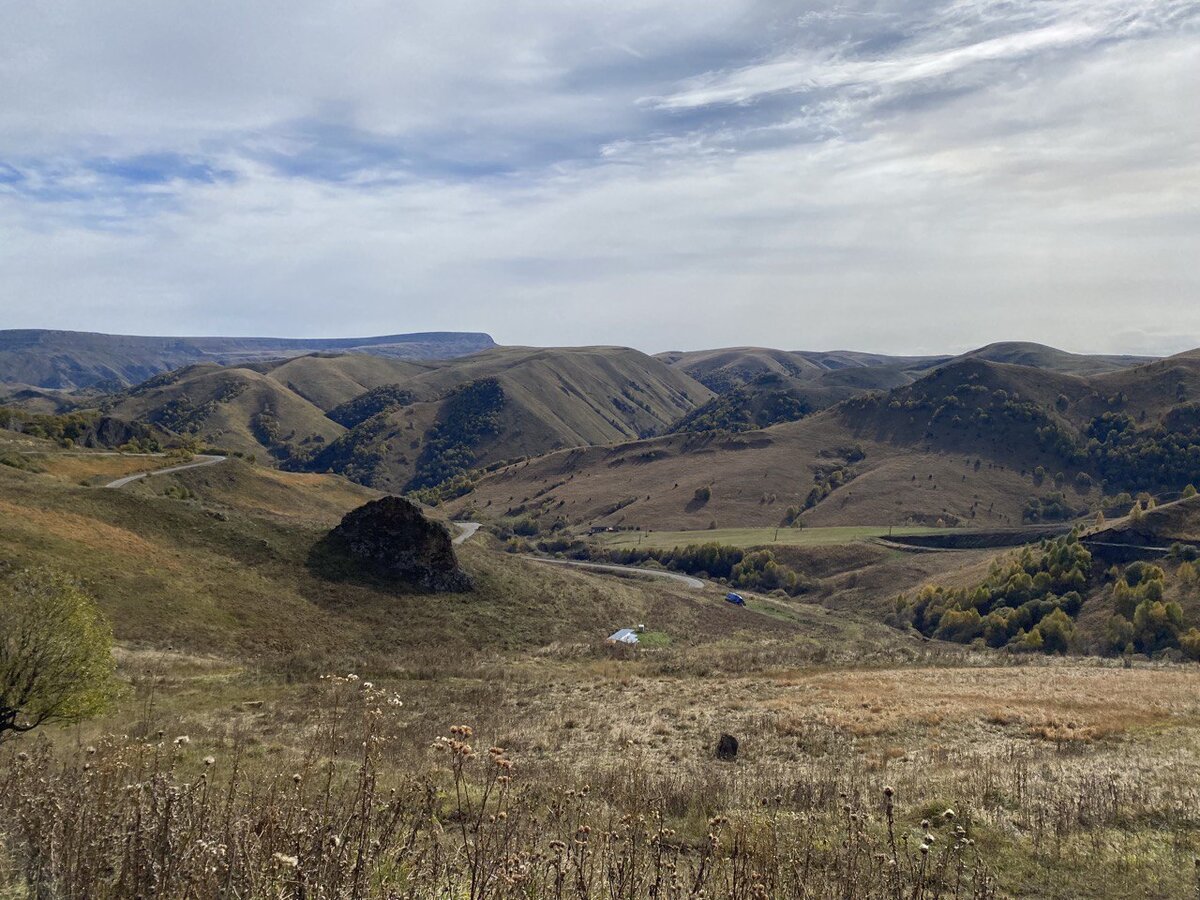 Подъём на перевал Гумбаши