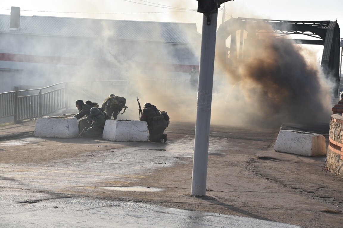 Реконструкция боя за Михайлов, декабрь 2019 года.