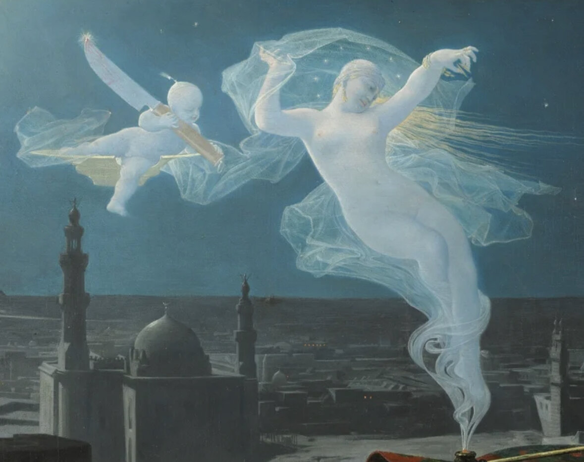 Jean Lecomte du Nouÿ, «Сон евнуха», 1874г. Фрагмент.