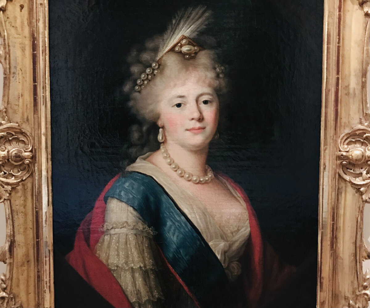 Герхардт фон Кюгельген. Портрет императрицы Марии Фёдоровны, супруги императора Павла I. Эрмитаж.